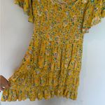 Chelsea and Violet  Yellow Floral Dress Photo 1