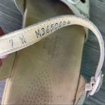 Sas this is comfort white buckle sandals shoes strappy size 7 floral cut out Photo 8