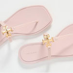 Tory Burch  Roxanne Jelly Sandal Meadowsweet Gold Flip Flop shoes size 10 Photo 0