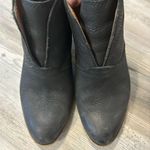 Lucky Brand  Ladies Black Pebble Leather Short Boots/Booties, size 8.5 Medium Photo 1