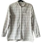 Madewell  Corduroy Oversized Ex-Boyfriend Plaid Shirt Small Photo 2