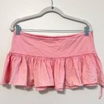 Abercrombie & Fitch Vintage  Y2K Micro Mini Skirt Size Medium / Large Pink Ruffle Photo 0