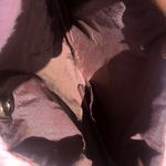 Pink and faux fur shoulder tote bag purse Photo 1