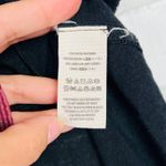 Free People  Black Cold Shoulder V Neck Tunic Top Shirt XS Photo 10