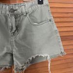 BDG Urban Outfitters Mid Rise Freja Green Vintage Shorts Sz 26W Photo 4