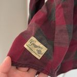 Harley Davidson  Red and Gray Plaid Button Up Snap Women’s Flannel Size 2XL Photo 10