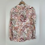 L'Agence L’Agence Pink Floral Nina Long Sleeve Silk Button Blouse XS $390 Photo 6