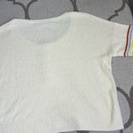 Madewell  Henley short sleeve Sweater Tee in Rainbow Stripe Photo 12