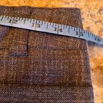 Carlisle  Wool Blend Pants Women Size 6 Brown Straight Leg Trouser Tweed Lined Photo 5