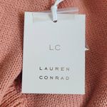 LC Lauren Conrad Lauren Conrad Pink Ruffle Pointelle Cardigan NWT Size XL Pink Cardigan Photo 9