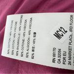 Free People NWT  Size 2 La Paz Slim Crop Berry Combo Pants Cotton Blend Photo 6