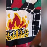 Ugly Christmas Sweater Ugly‎ Christmas Sweater Fireplace Design Size S Photo 3