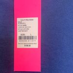 Lilly Pulitzer  Corden Knit Sweatshirt Low Tide Navy Puff Sleeves Flower Cutouts Photo 4