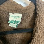 Mountain Lake  Brown Suede Shearling Vest Sz Large Photo 6