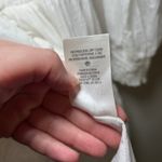 Alice + Olivia  Kiara Smocked Long Sleeve Dress White Mini Dress Size 6 bridal Photo 7