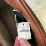 J.Crew Brown Signet Bag Pebble Leather Crossbody Purse Bag Photo 2