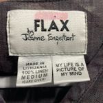 Flax 💙💖 Gray Linen Long Sleeve Tunic Photo 4