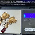 Arizona Jeans Vintage  Co. Gold-tone Heart Beaded Drop Earrings Photo 8