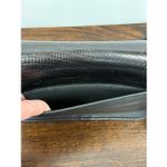 Brighton Purse Black Leather Crossbody Silver Chain Buckle Link Strap U.S.A Photo 3