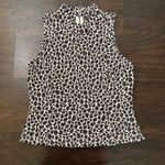 Anthropologie Akemi + Kin cream & maroon pattern sleeveless knit top size S Photo 4