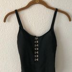 Xhilaration Xhiliration Black One Piece Silver Hardware NWOT Photo 2