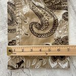 ETRO Paisley Brown Cream Cotton Elastane Blend Pants Made in Italy Sz 42 (6) Photo 10