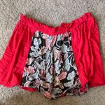 Free People  Red Floral Tube Top / J39 Photo 4