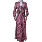 Jen's Pirate Booty FREE PEOPLE  Baroque Hyacinth Maxi Size L New w/o Tag $289 SOO Photo 8