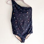 Summersalt x The Home Edit Sidestroke One-Shoulder Swimsuit Star Print Size 16LT Photo 1