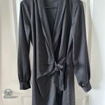 Lost + Wander  Chase The Night Wrap Dress Size S Black Photo 7