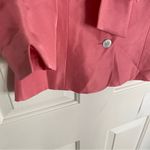 Talbots Vintage y2k Pink Silk Blazer and Knee Length Pencil Skirt Set Size 4 Photo 2