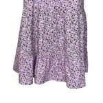 Pomander Place Lilac Floral Quinn Women’s Dress Size M Mini Dress Tiered Purple Size M Photo 4