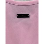 Armani Exchange  Women's Pink Ruffle Cold Shoulder Top Photo 4