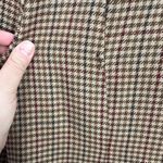 Charter Club  Blazer Womens 14 Brown Houndstooth Preppy Academia Quiet Luxury Photo 9