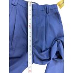 VTG D.K. Gold Women’s 14P Navy Pleated Trousers High Waist 80s 90s Golf Pant NWT Blue Photo 15