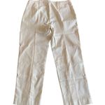 Drew  NEW white sloan pants size 12 ankle ponte zip side Photo 7