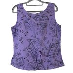 Two Star Dog Womens Purple Patchwork Fair Trade Tunic Tank Top Shirt Size XS Photo 6