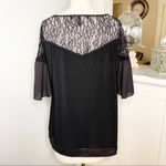 White House | Black Market Lace Short Sleeve Blouse Small Photo 5