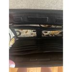 Brighton ‎ Brown Croc Embossed Leather Wallet Organizer Floral Accent Photo 3