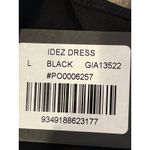 I am gia  NEW Black Idez‎ Mini Bodycon Dress Corset Style Size Large Photo 6