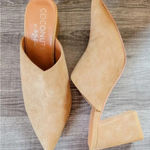 Coconuts by Matisse , Night Moves Tan Snake Embossed Vegan Chunky Heel Mules, 9 Photo 1