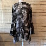 Dor Dor Bell Sleeve Mesh Swimsuit Cover Black Size undefined Photo 7