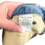 Rag and Bone  Boyfriend Shorts in‎ Dixon Blue Wash Distressed Denim Size 26 Photo 8