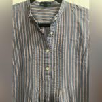 Lauren Ralph Lauren Jeans Co. Long Sleeve Top Blue Size L Photo 1