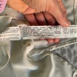 ZARA Cream Metallic Dot Print Button Up Collared Shirt size XS Blouse Soft Girl Gold Photo 9