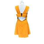 ZARA  Women women's size medium mustard yellow cutout sleeveless dress Photo 1