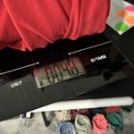 Guess  Women's Red XL T-Shirt Rhinestone round neck triangle logo y2k 2000s Photo 3