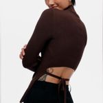 Babaton  Sculpt‎ Knit Ambrosia Sweater Top in Coffee Bean from Aritzia Size S Photo 1