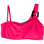 Roxy  Womens‎ Small Pink One Shoulder Tortoise Bikini Top Removeable Strap NWT Photo 0
