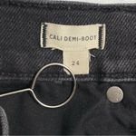 Madewell  Cali Demi‎ Boot Size 24 Jeans Faded Black Wash Denim Photo 6